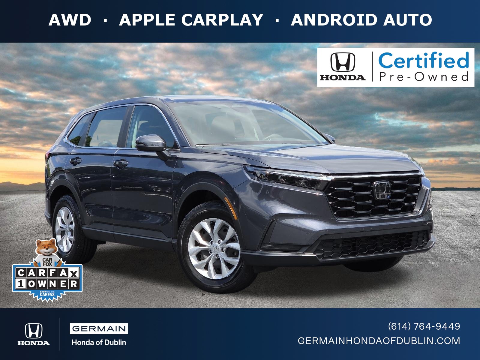 Certified 2024 Honda CR-V LX