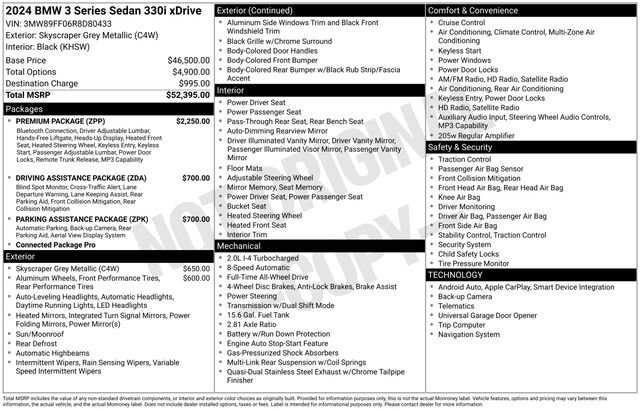 Certified 2024 BMW 330i xDrive Sedan w/ Premium Package image 30