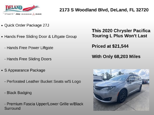 Used 2020 Chrysler Pacifica Touring-L Plus FWD image 8