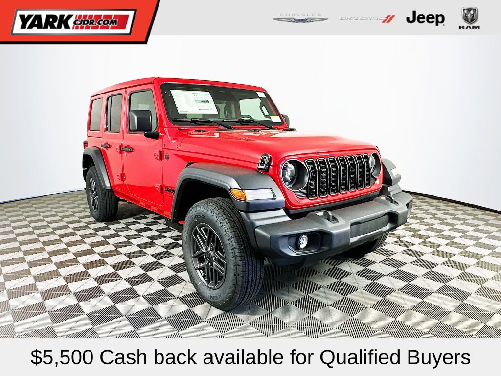New 2026 Jeep Wrangler Unlimited Sport AWD/4WD 360° Tour