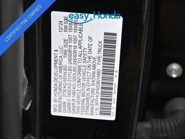 Certified 2025 Honda Ridgeline TrailSport image 17