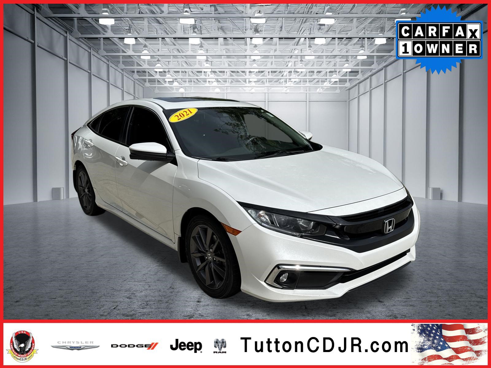 Used 2021 Honda Civic EX-L