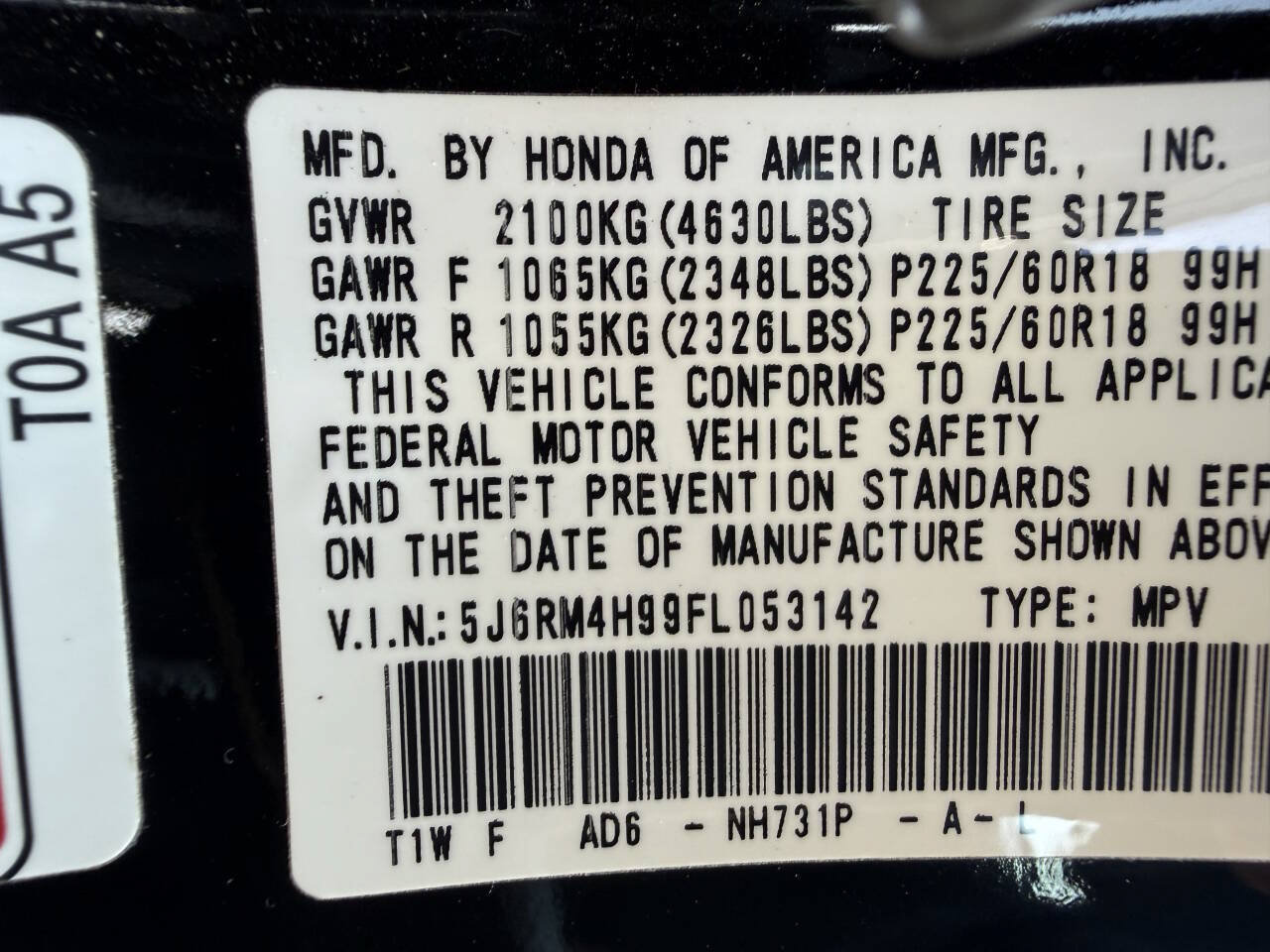 Used 2015 Honda CR-V Touring image 36