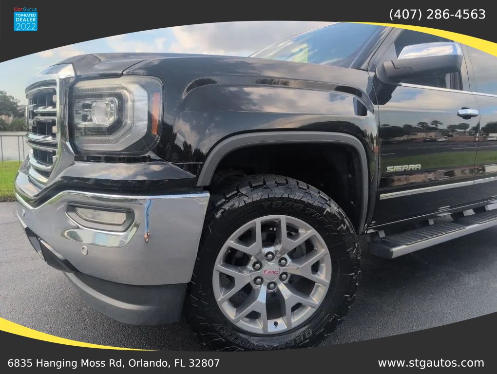 Used 2018 GMC Sierra 1500 SLT w/ Enhanced Driver Alert Package RWD image 10