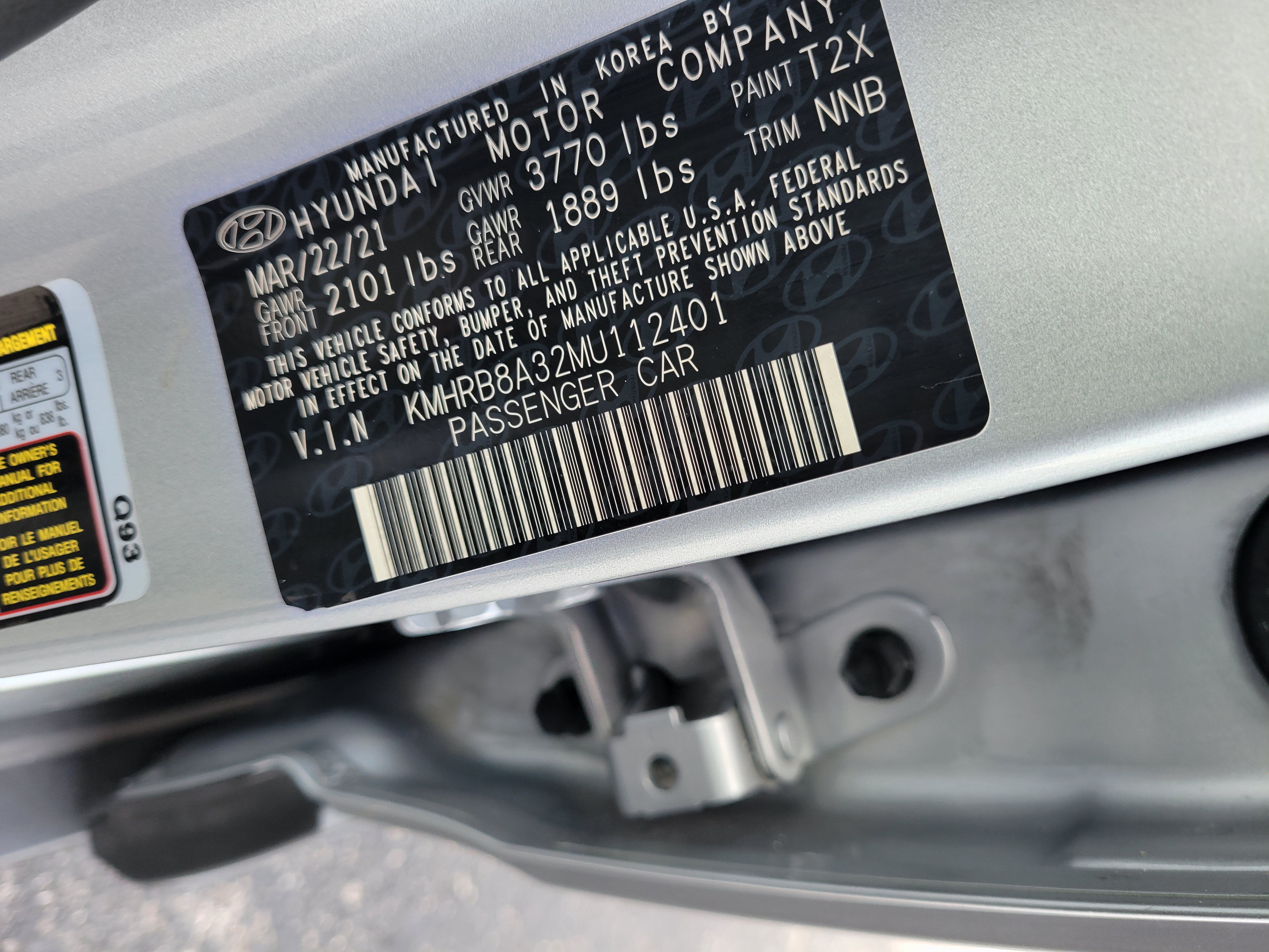 Used 2021 Hyundai Venue SE FWD image 45