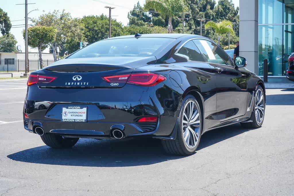 Used 2022 INFINITI Q60 3.0t Luxe w/ Essential Package RWD image 4