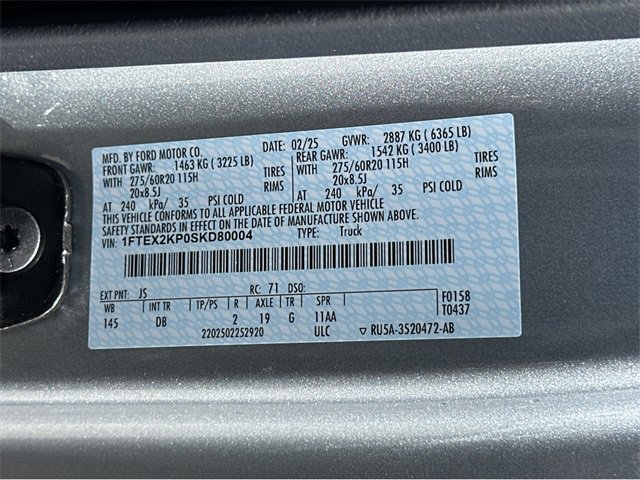 New 2025 Ford F150 STX w/ Equipment Group 200A image 42