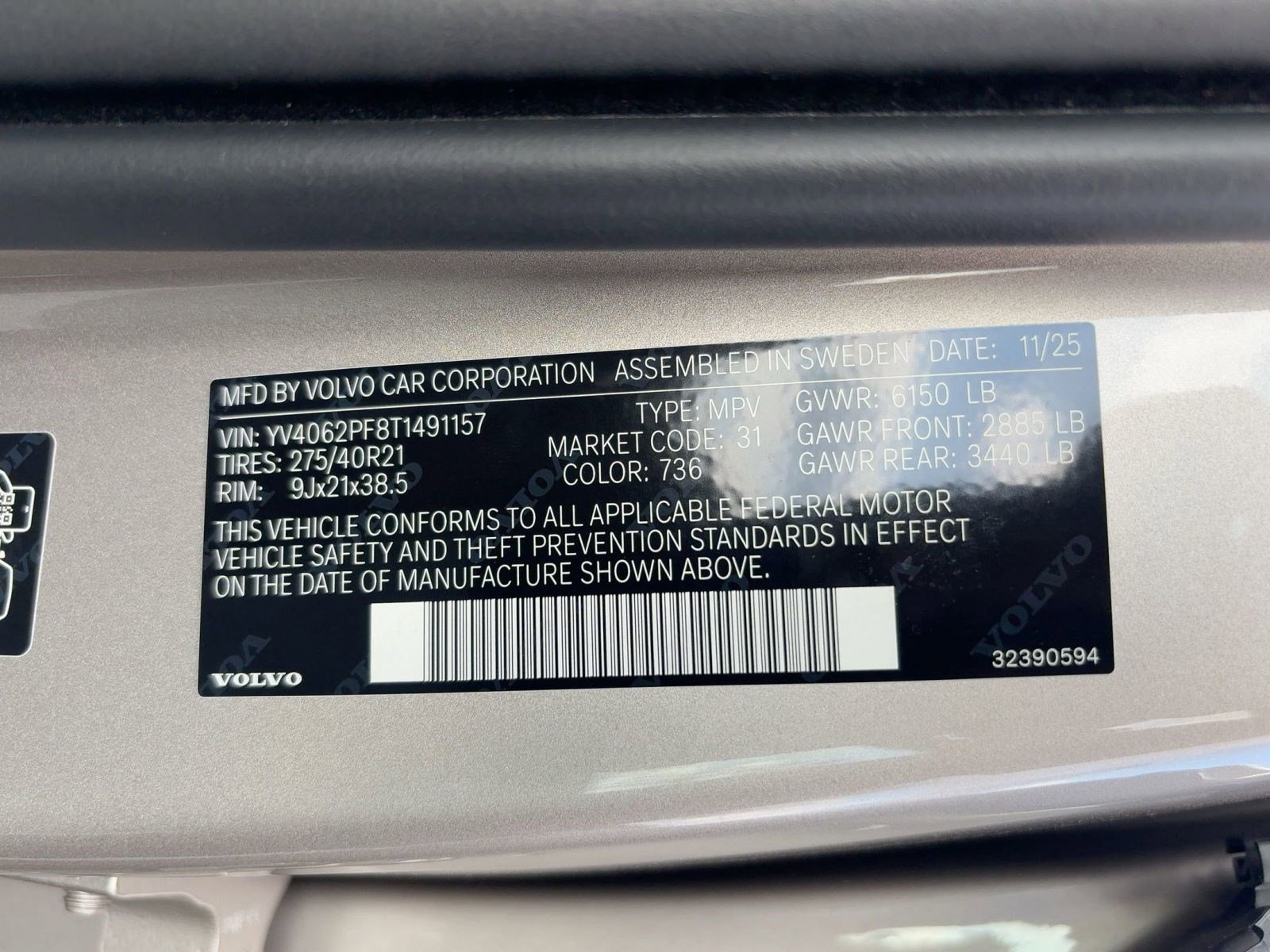 New 2026 Volvo XC90 B6 Ultra image 21