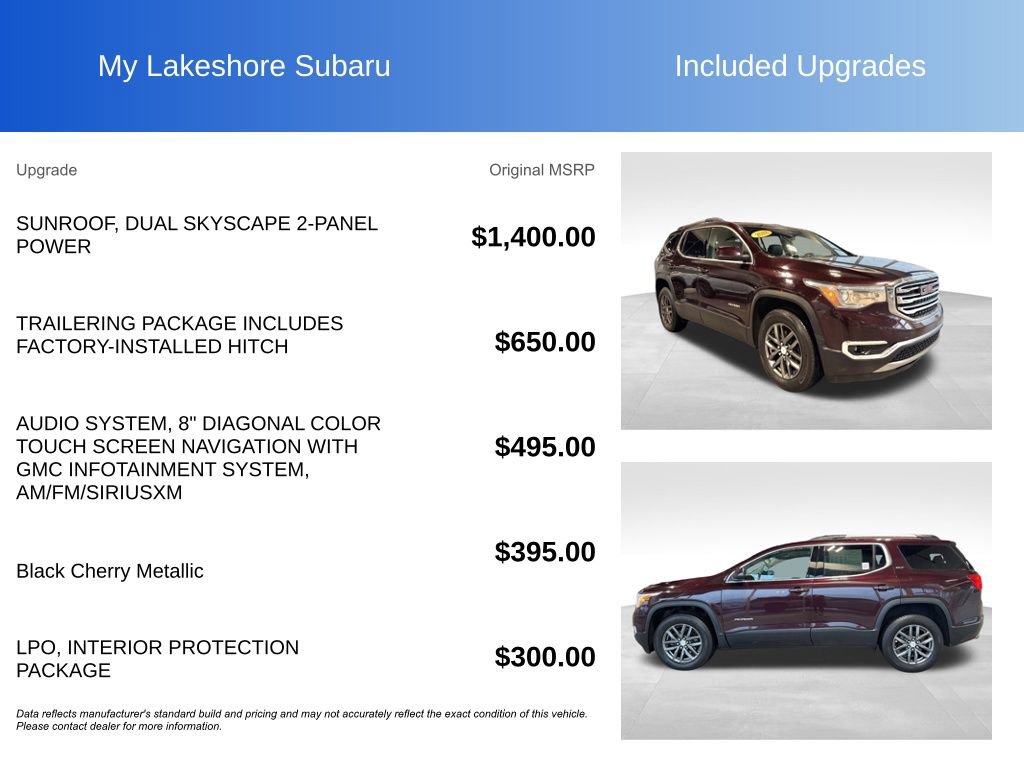 Used 2018 GMC Acadia SLT image 8