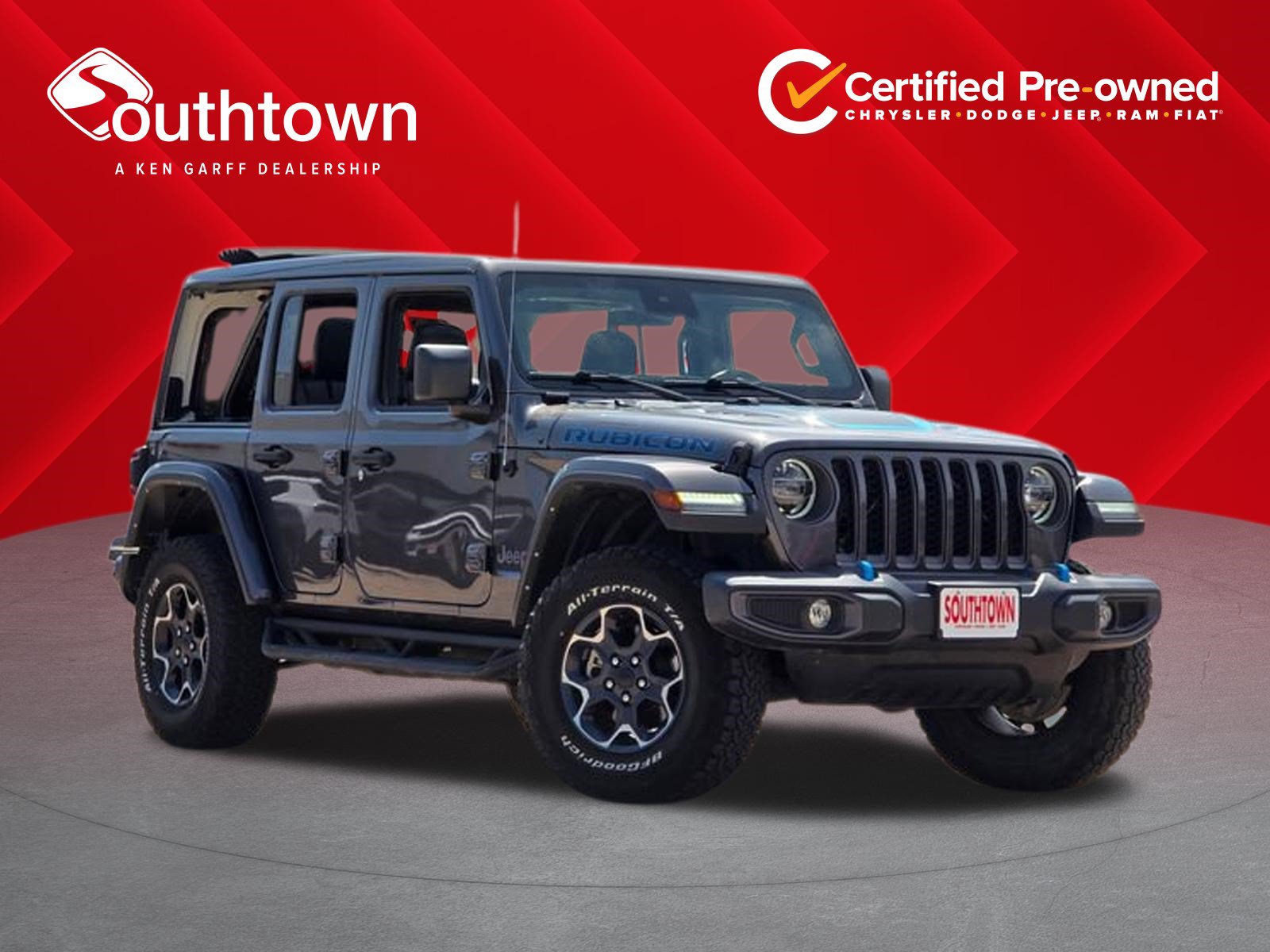 Used 2022 Jeep Wrangler Unlimited Rubicon 4xe w/ Cold Weather Group AWD/4WD image 1