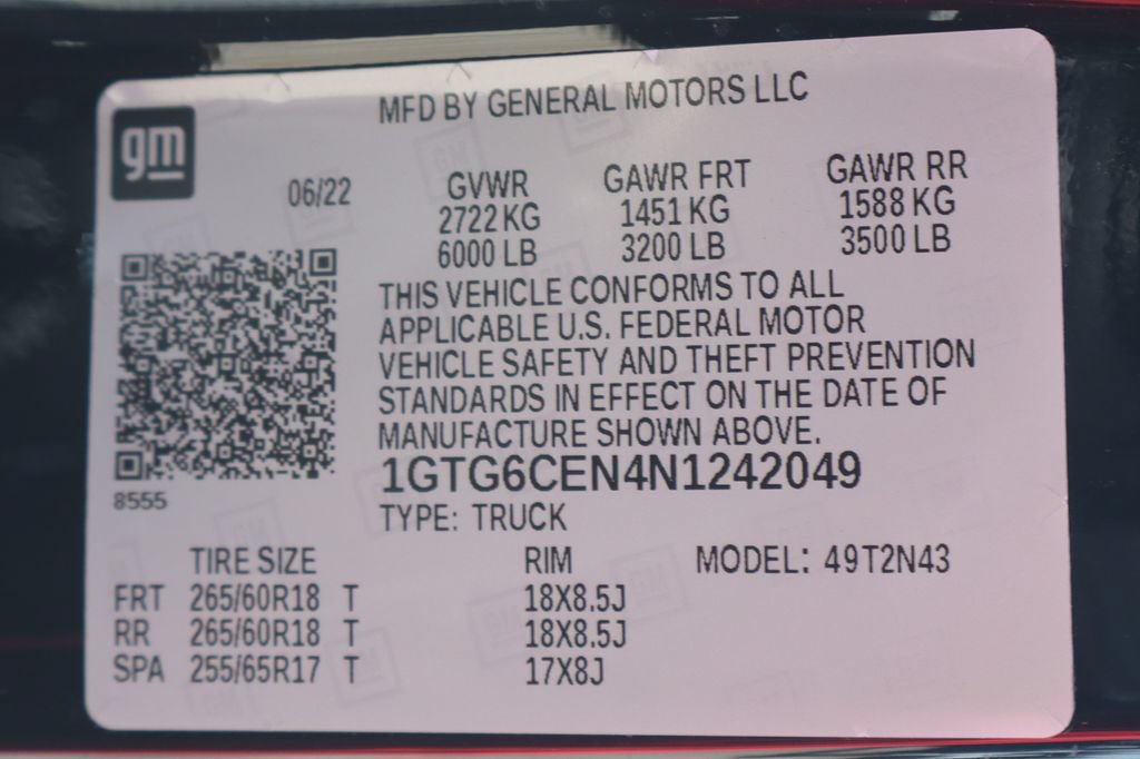 Used 2022 GMC Canyon Elevation w/ Elevation Premium Package AWD/4WD image 56