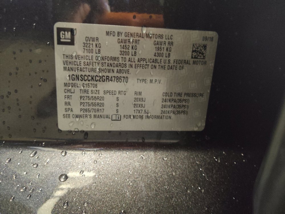 Used 2016 Chevrolet Tahoe LTZ RWD image 33