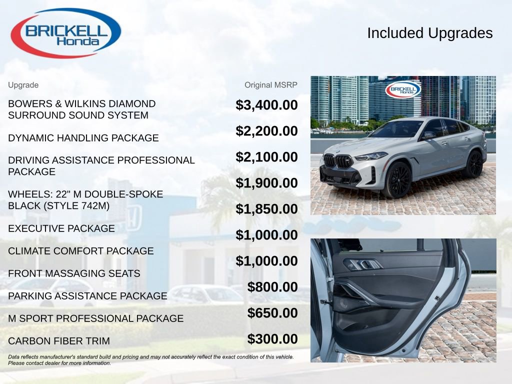 Used 2024 BMW X6 M60i w/ Dynamic Handling Package image 11