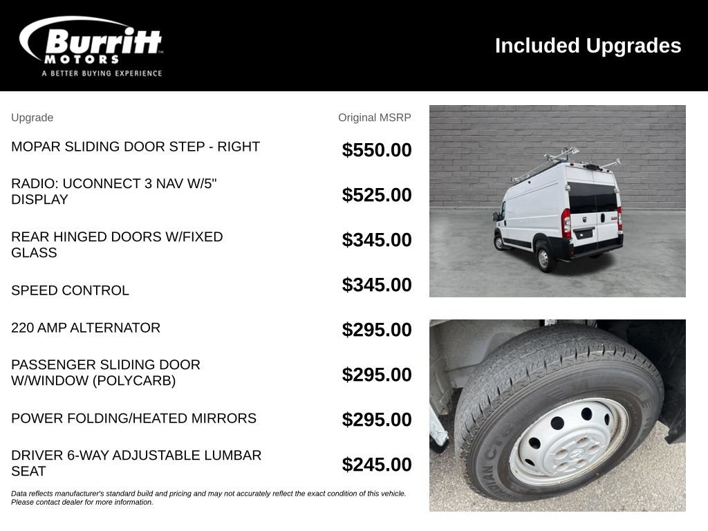 Used 2021 RAM ProMaster 1500 FWD video 3