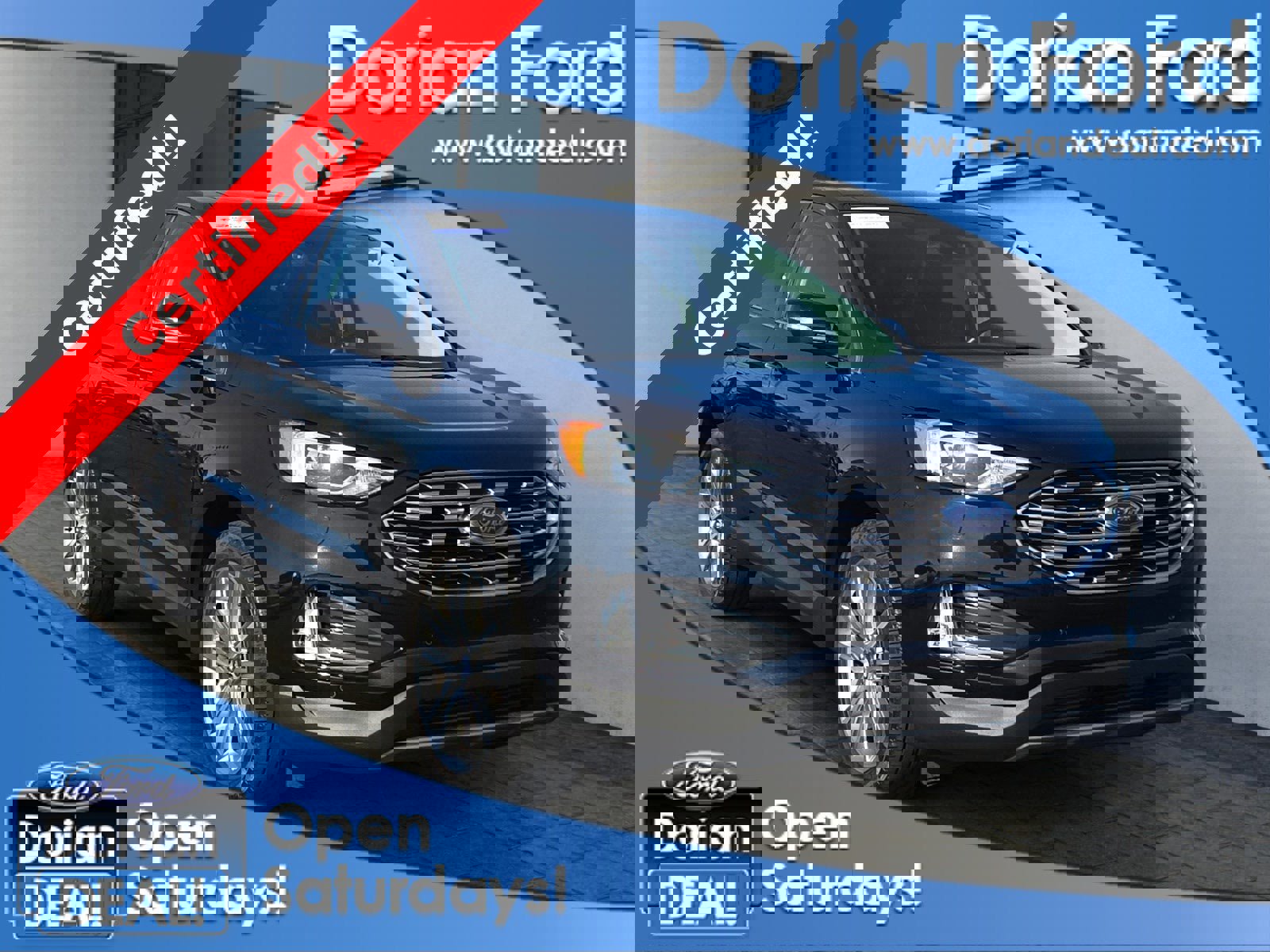 Certified 2022 Ford Edge Titanium w/ Class II Trailer Tow Package
