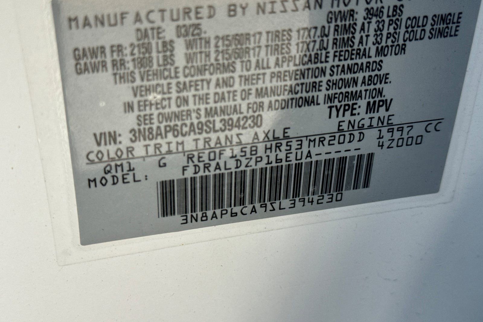 Used 2025 Nissan Kicks SV image 27