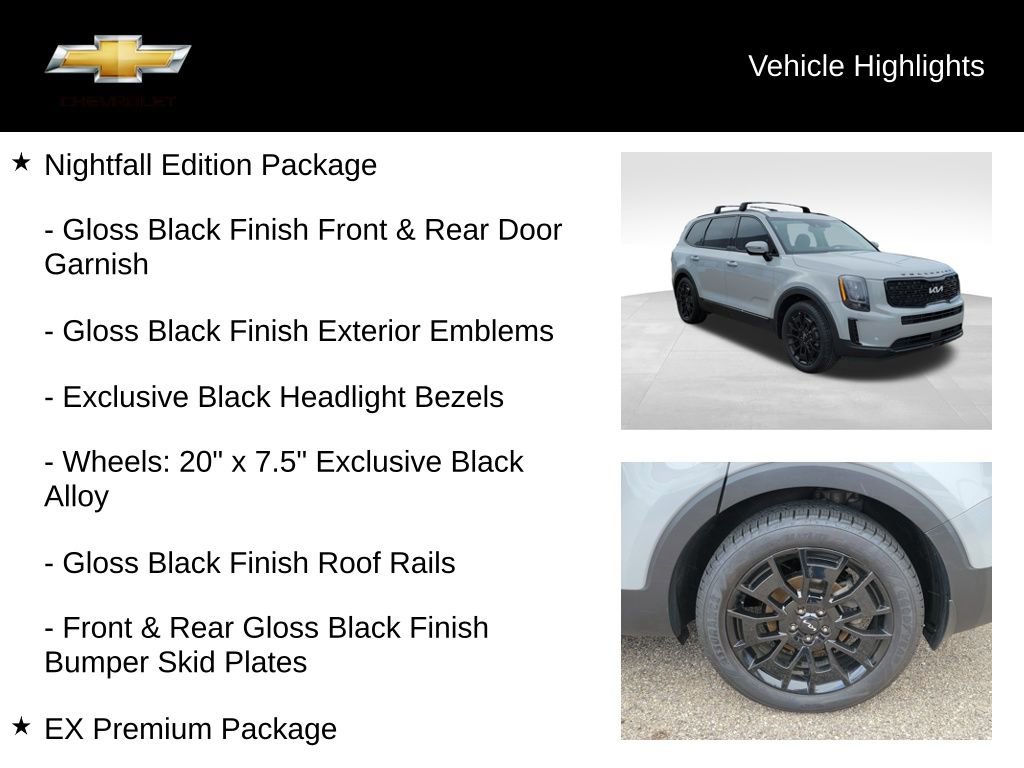 Used 2022 Kia Telluride EX w/ EX Premium Package image 19