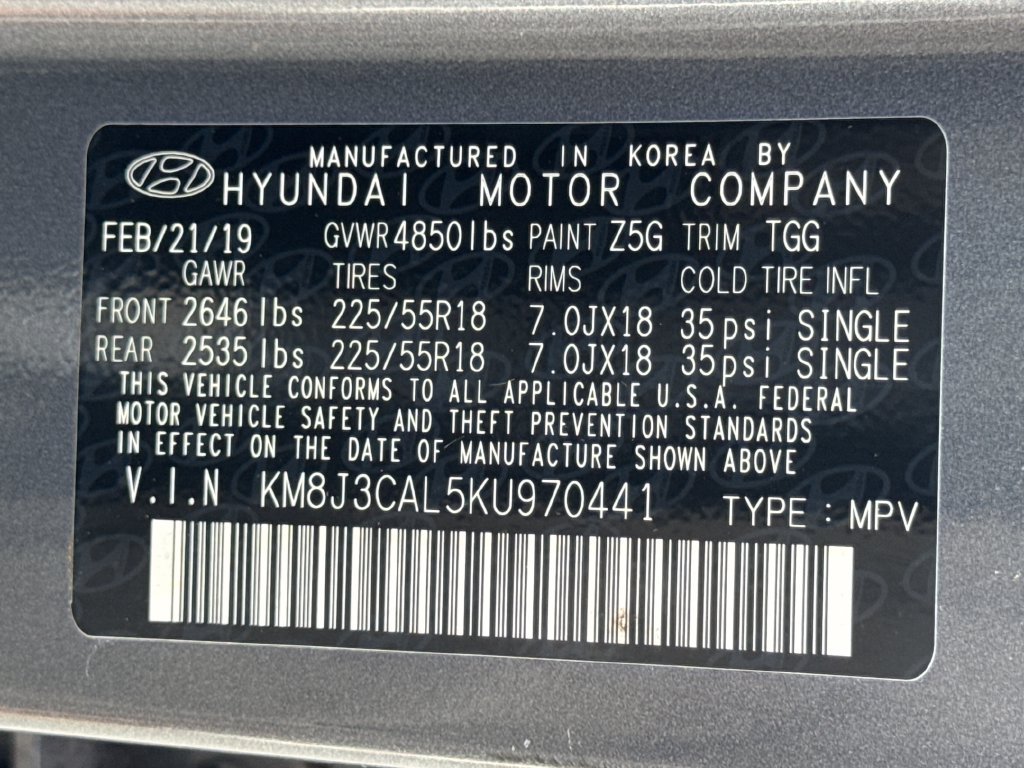 Used 2019 Hyundai Tucson SEL w/ Cargo Package AWD/4WD image 28