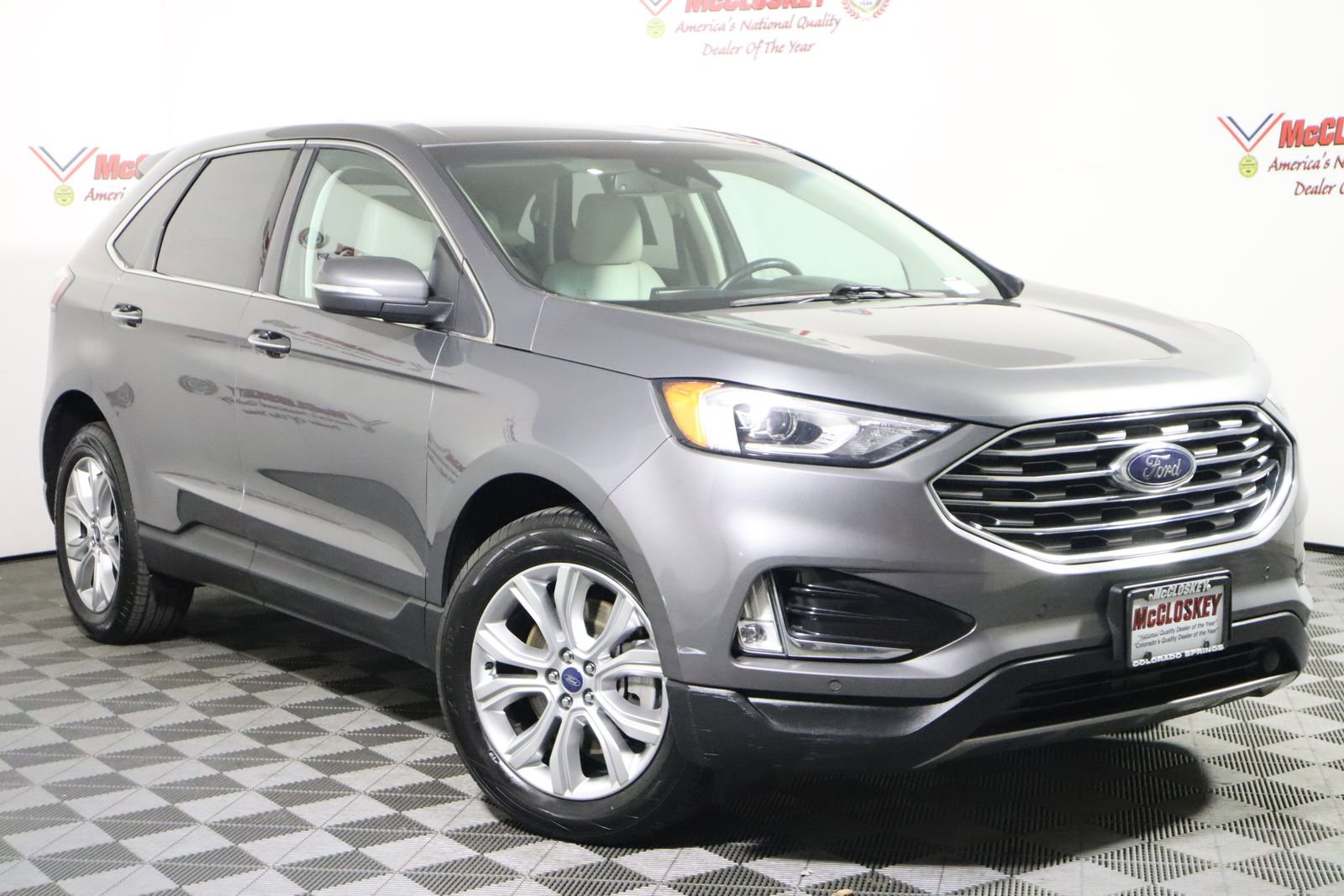 Used 2021 Ford Edge Titanium w/ Cargo Accessory Package image 3