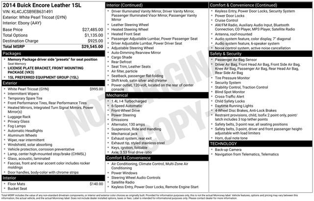 Used 2014 Buick Encore Leather image 6
