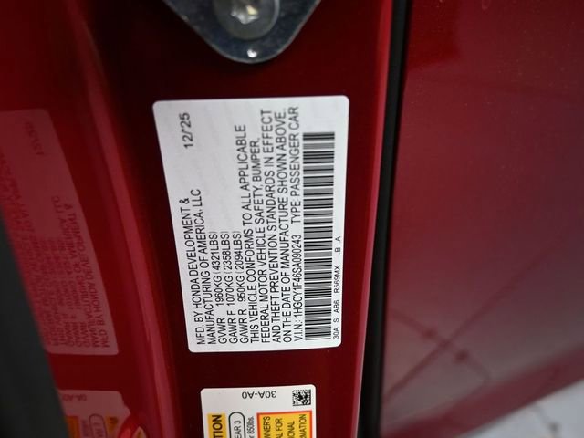 New 2025 Honda Accord SE image 3