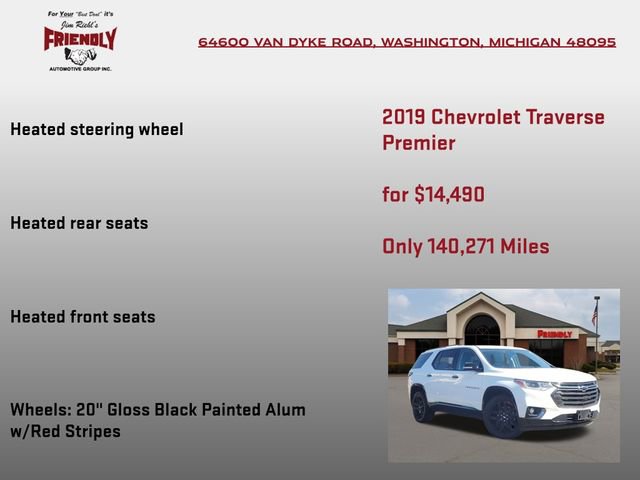Used 2019 Chevrolet Traverse Premier w/ Redline Edition image 10