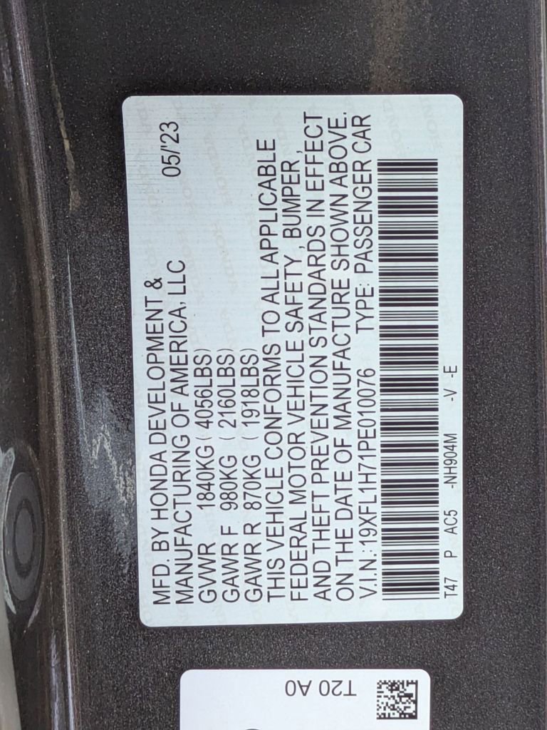 Certified 2023 Honda Civic EX-L image 25