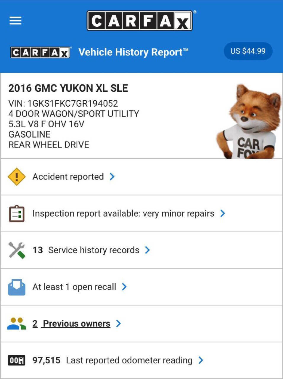 Used 2016 GMC Yukon XL SLE image 22