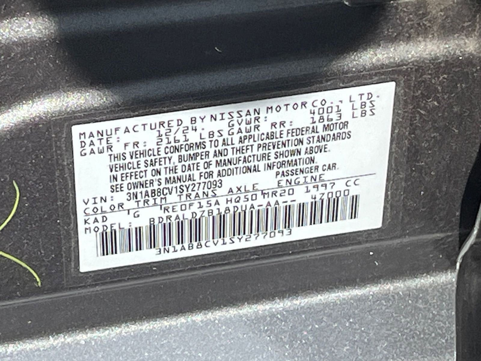 Used 2025 Nissan Sentra SV FWD image 29