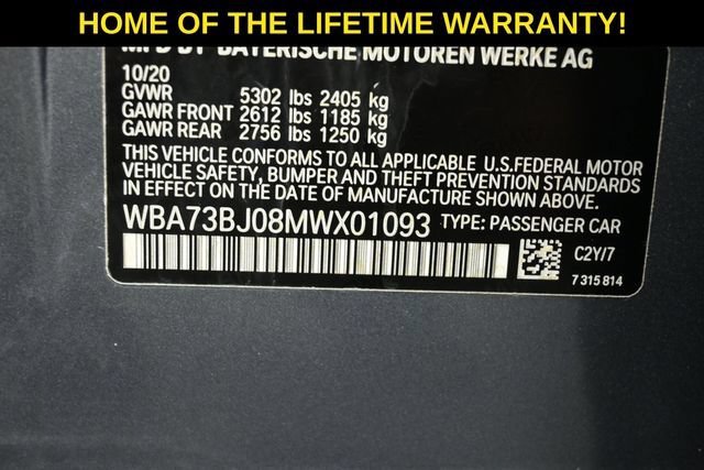 Used 2021 BMW 540i xDrive w/ Executive Package AWD/4WD image 46