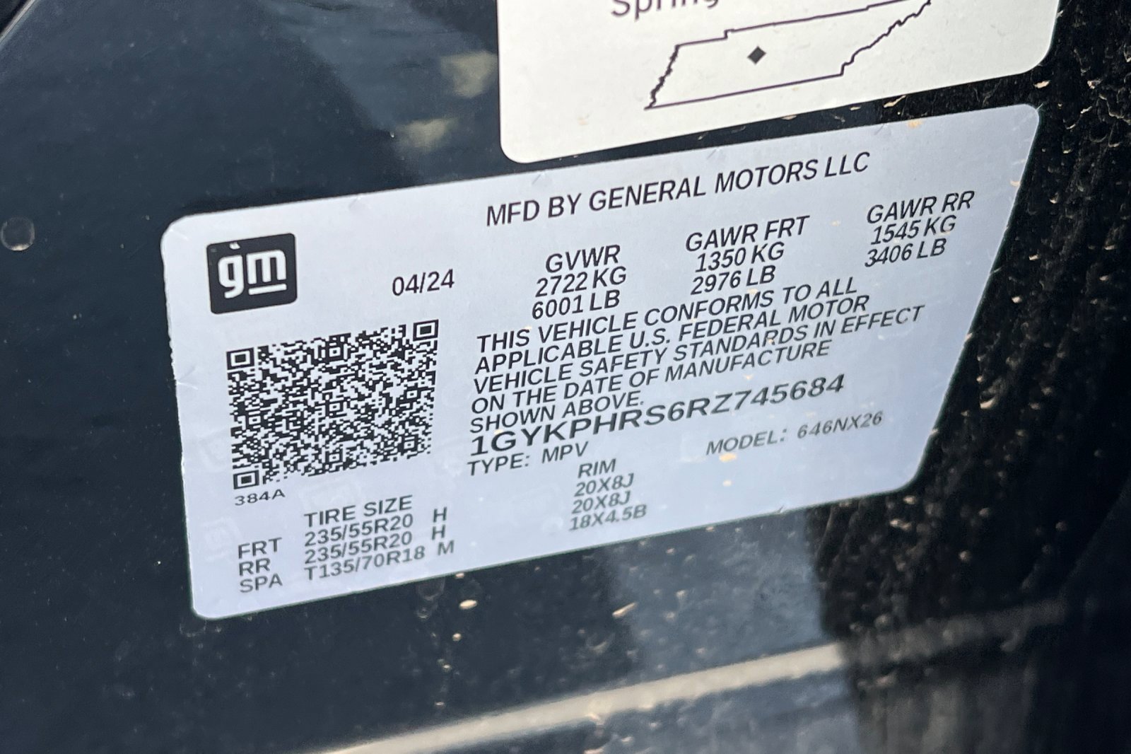 Certified 2024 Cadillac XT6 Sport w/ Platinum Package image 58