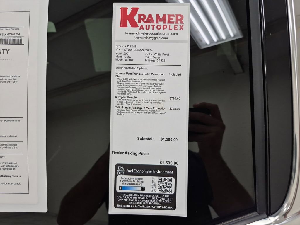 Used 2021 GMC Sierra 1500 Denali w/ Denali Ultimate Package image 35