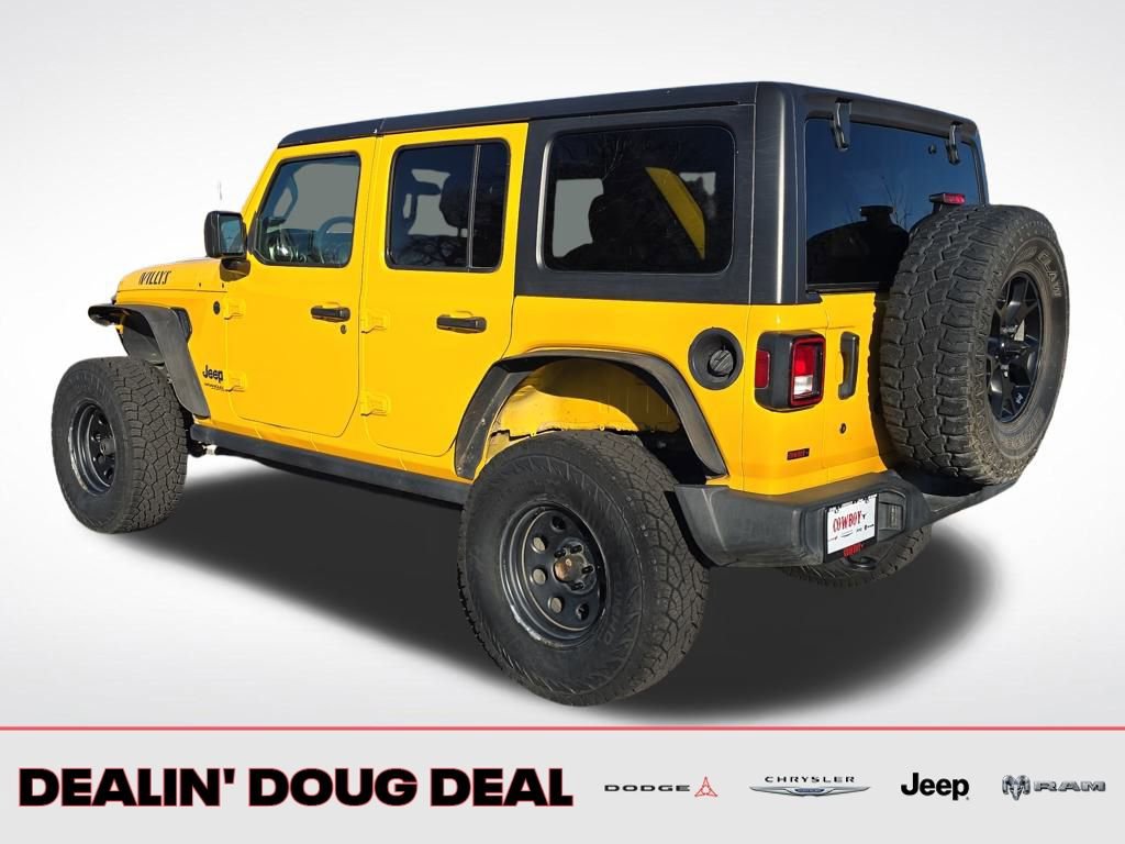 Used 2021 Jeep Wrangler Unlimited Willys image 4