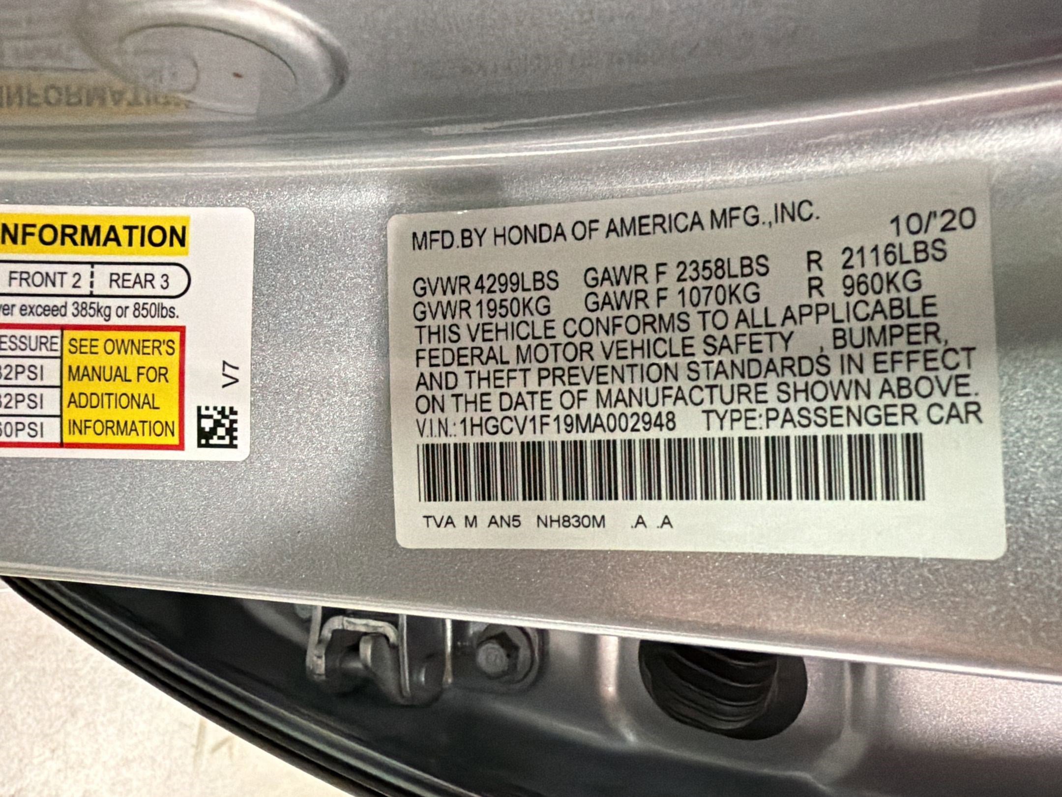 Used 2021 Honda Accord LX image 18
