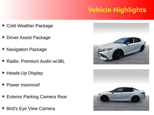 Used 2023 Toyota Camry XSE w/ Navigation Package FWD image 3