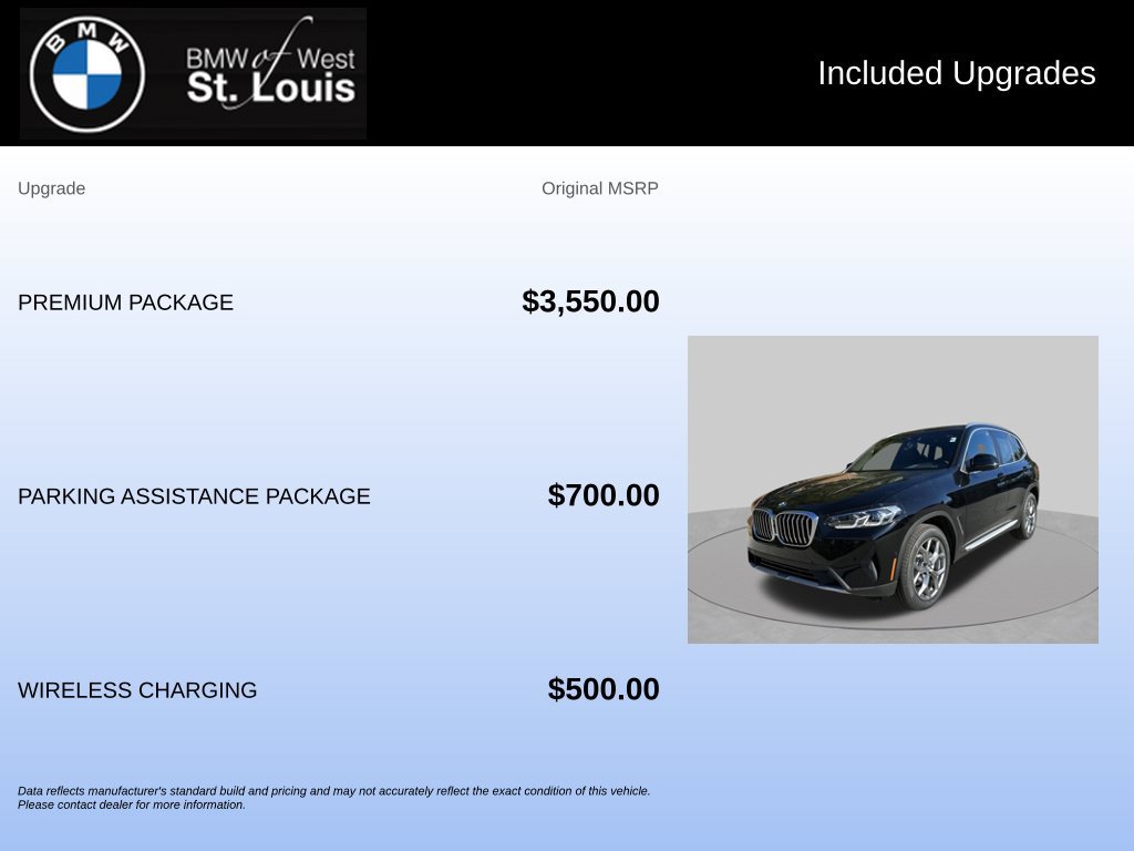 Used 2024 BMW X3 xDrive30i w/ Premium Package AWD/4WD image 20