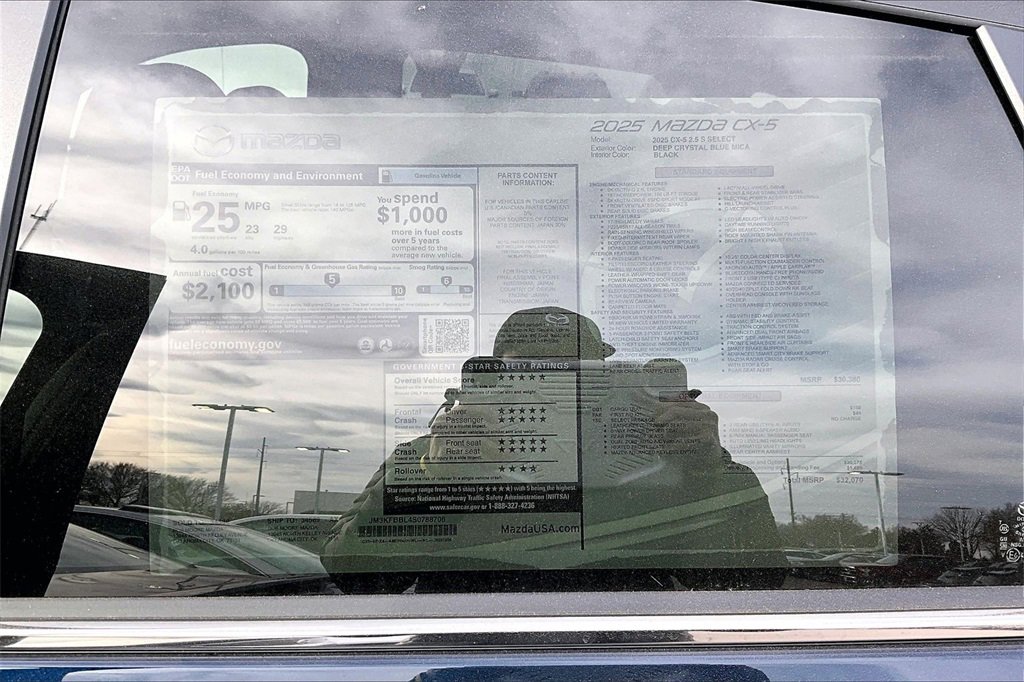 New 2025 MAZDA CX-5 AWD 2.5 S w/ Select Package image 13