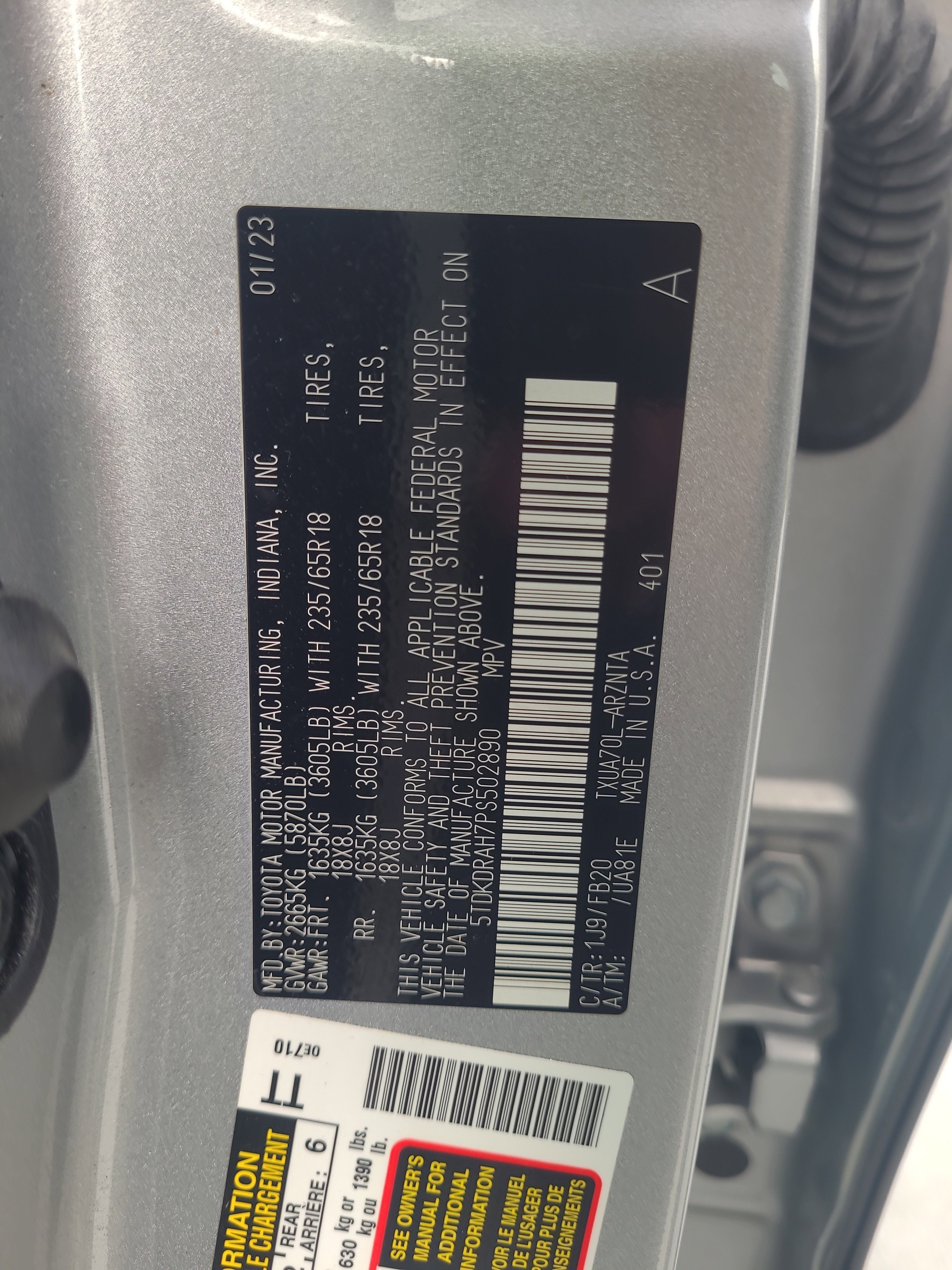Used 2023 Toyota Highlander LE image 36