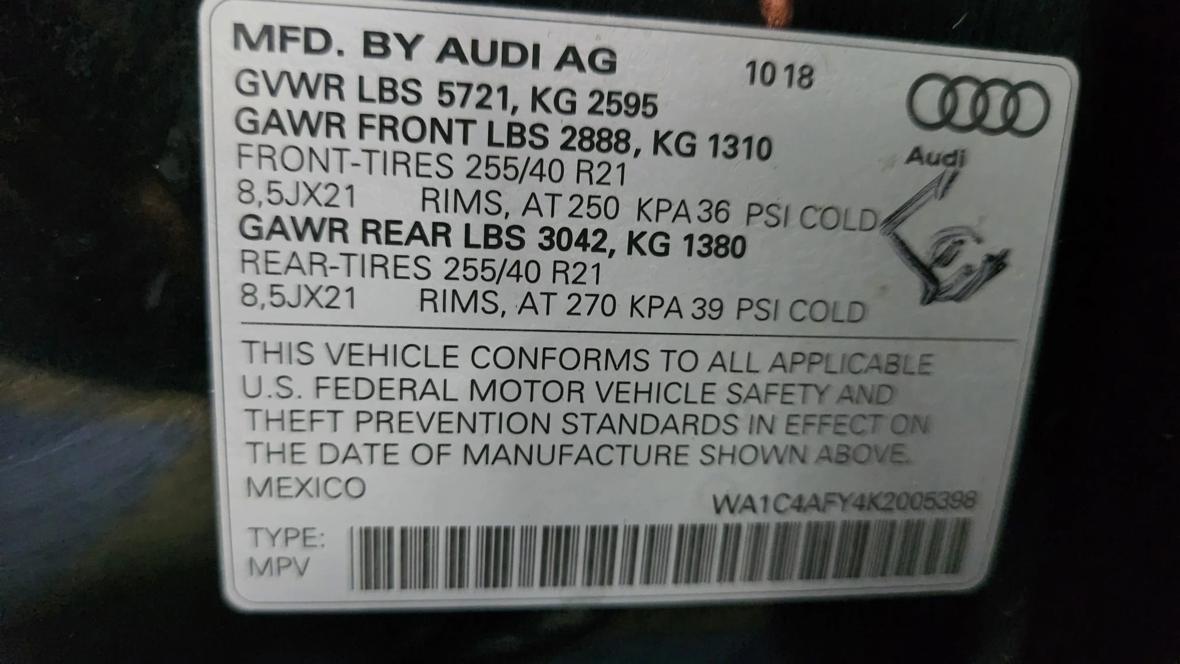 Used 2019 Audi SQ5 Prestige image 54