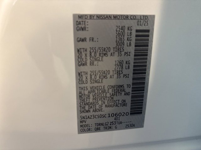 New 2025 Nissan Murano SL image 34