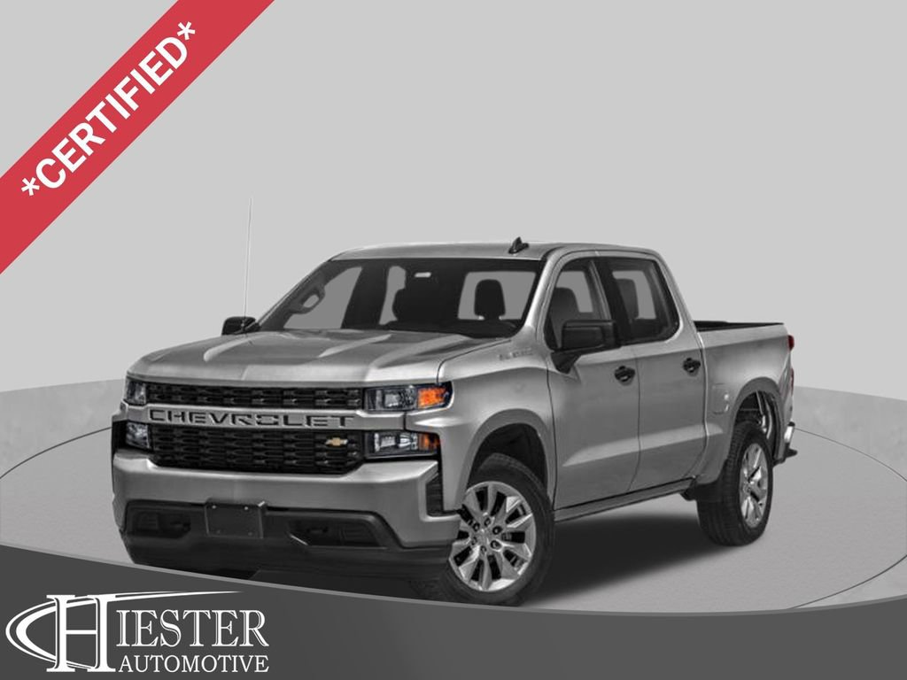 Used 2021 Chevrolet Silverado 1500 Custom w/ LPO, Dark Essentials Package RWD image 1