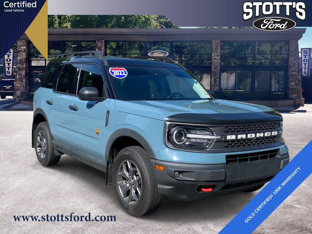 Certified 2022 Ford Bronco Sport Badlands