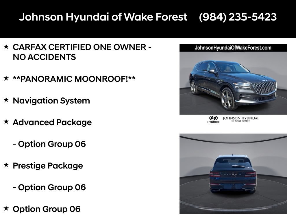 Used 2024 Genesis GV80 3.5T w/ Prestige Package AWD/4WD image 6