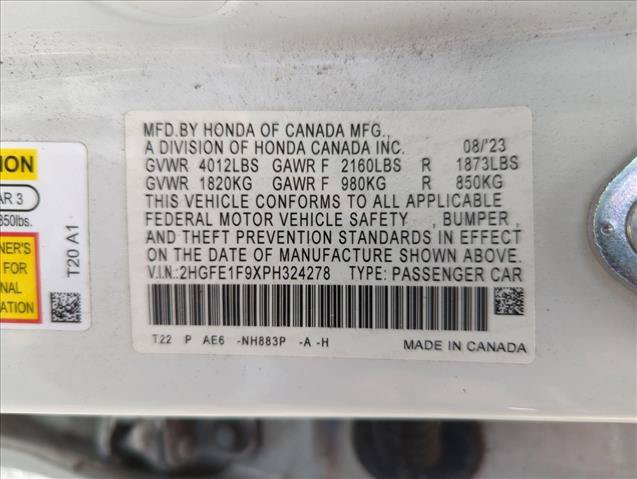 Used 2023 Honda Civic Touring image 14