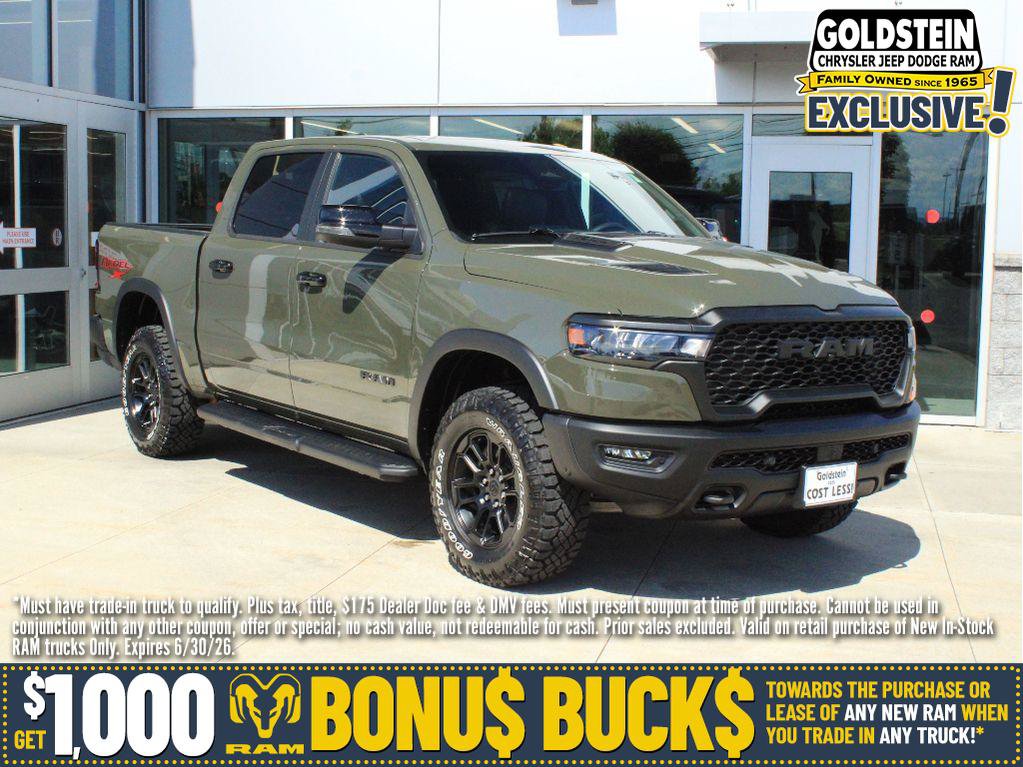 New 2026 RAM 1500 Rebel w/ Rebel Level 2 Equipment Group AWD/4WD image 1