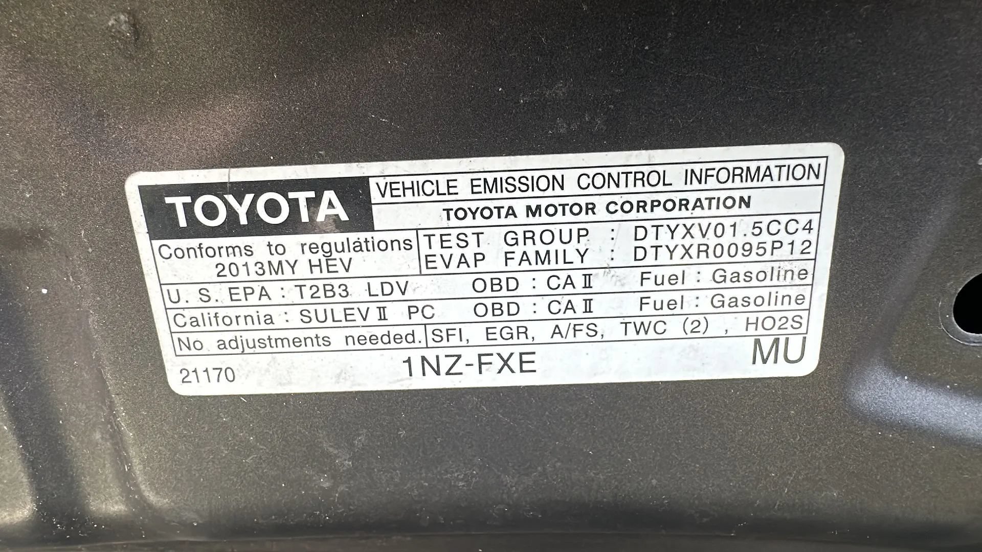 Used 2013 Toyota Prius C Two FWD image 10