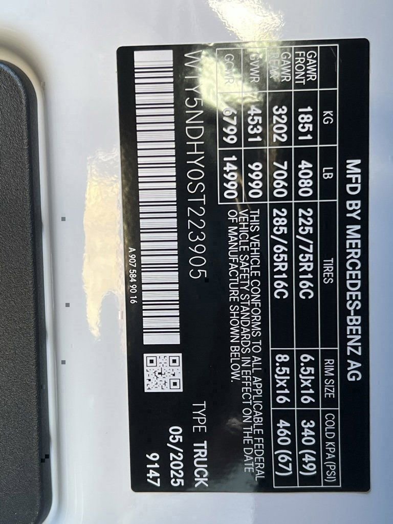 New 2025 Mercedes-Benz Sprinter 3500 image 10