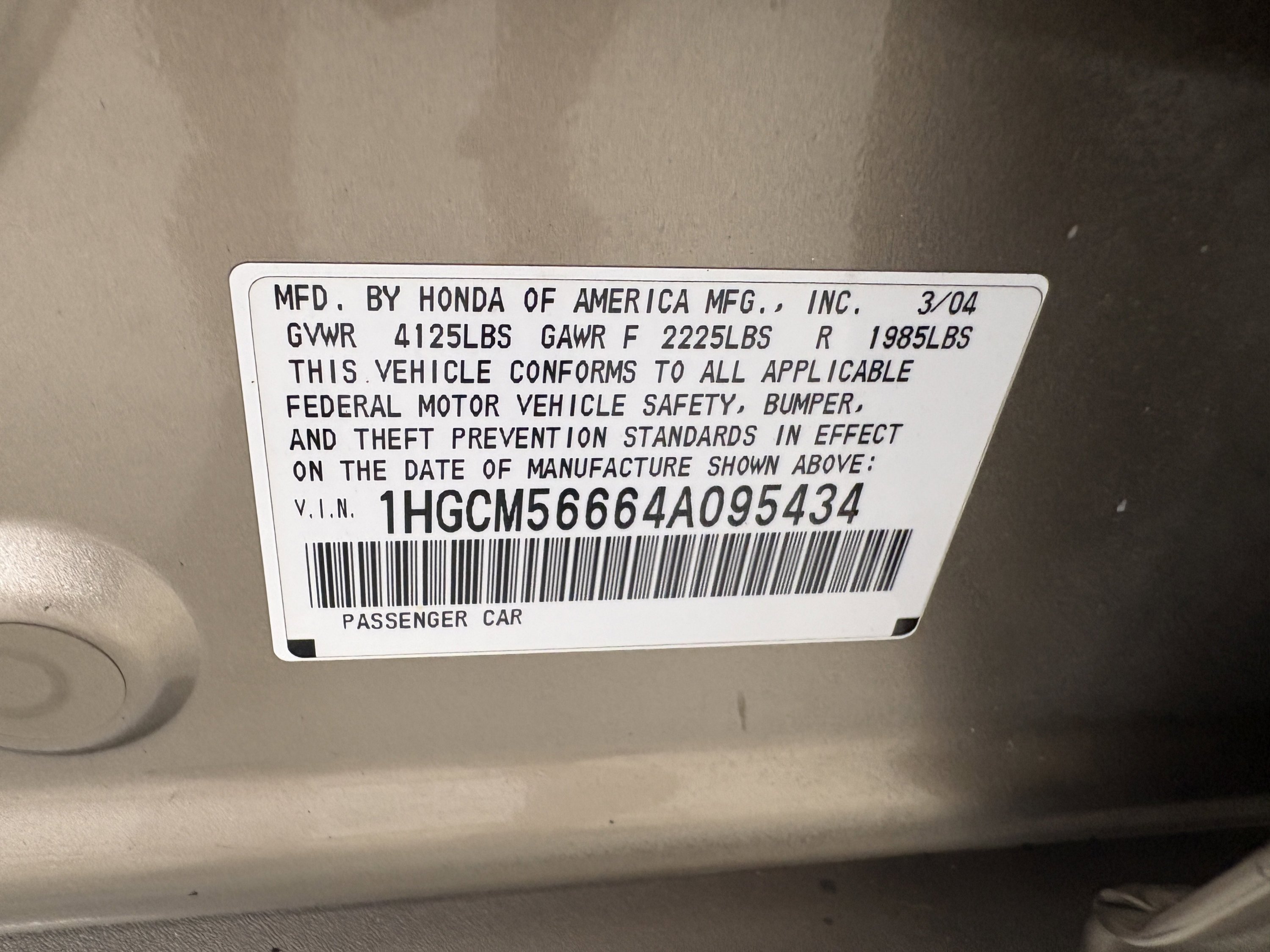 Used 2004 Honda Accord EX image 29