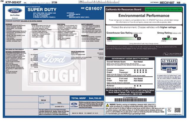 Used 2021 Ford F250 XL w/ Power Equipment Group AWD/4WD image 35