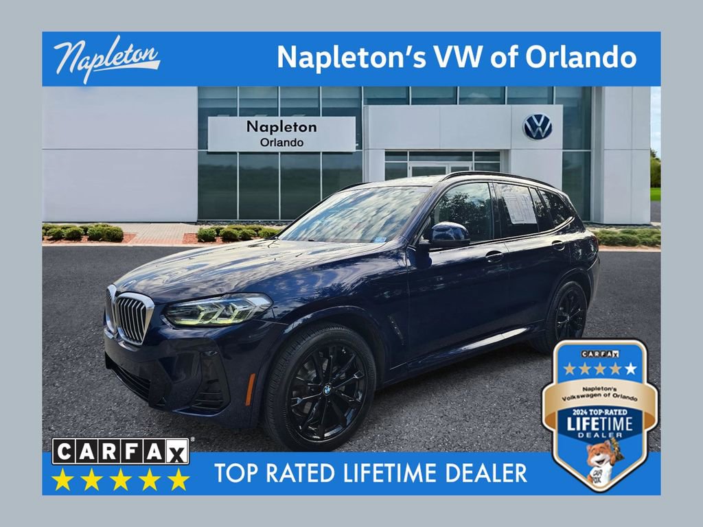 Used 2022 BMW X3 xDrive30i w/ M Sport Package 2 AWD/4WD image 1